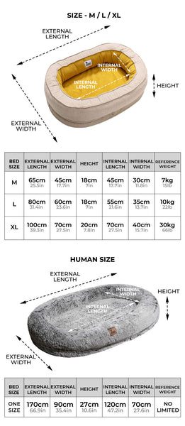 dog bed donut size guide b3a4d004 0512 4d5b a650