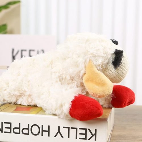 AdorablePlushLambSqueakerToyDogInteractiveToy 4