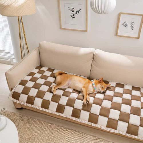 All SeasonPlaidPetMatScratch ResistantProtectorCouchCover5