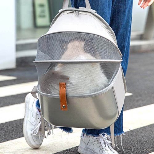 BreathablePortableFoldingTravelPetCarrierBackpack