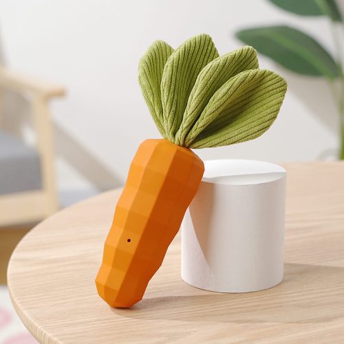 CarrotSqueakyToyDurableDogChewToy 2