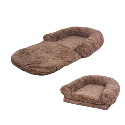 ChicPlushLargeDogBedFoldableHumanDogBed 1