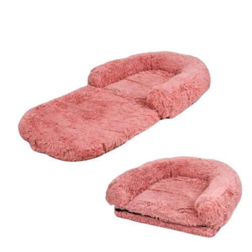 ChicPlushLargeDogBedFoldableHumanDogBed 2