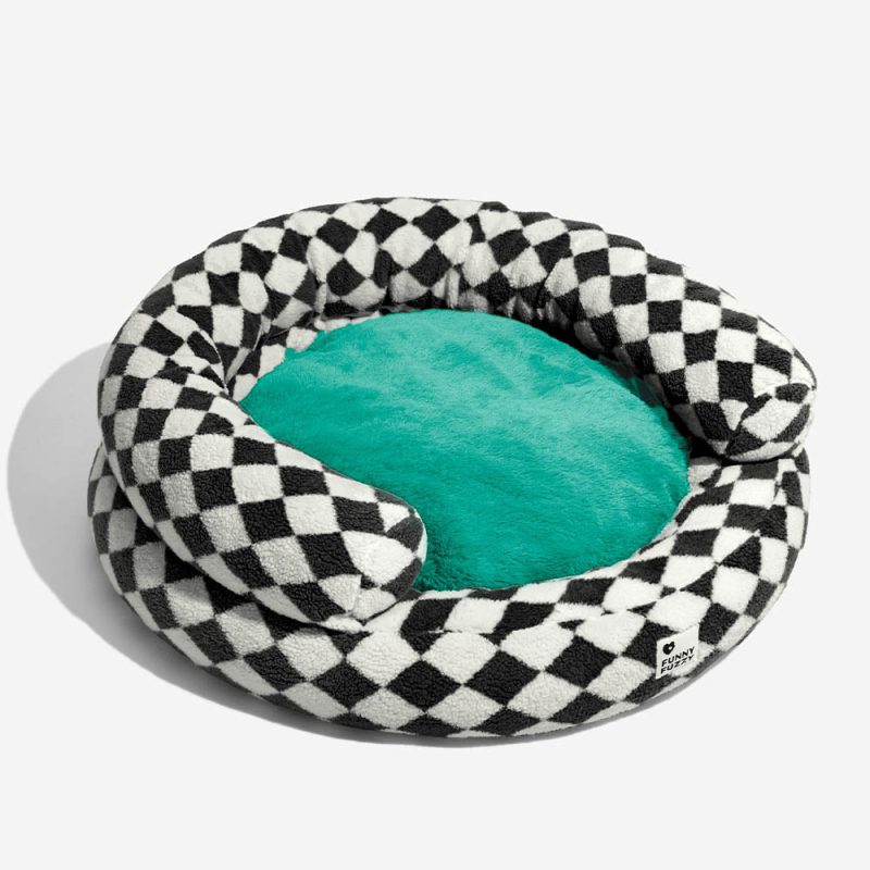 ClassicArgyleWashableBolsterDonutDogBed CozyHaven 1 6c33c92c d181 4b39 972e 7e92bf7d170c