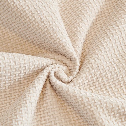 ClassicChenilleAll SeasonWear ResistantCouchCoverwithLaceTrim 5