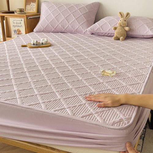 ClassicComfortSkin friendlyWaterproof Non slipMattressProtectiveBedSheetSet 3