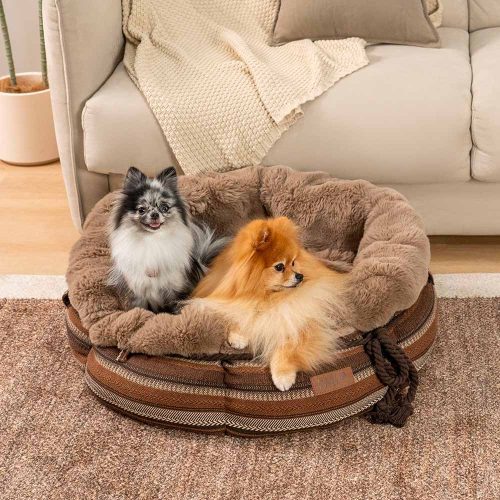 ClassicJacquardPlushDonutDogBed SnuggleDen 6 62449aa2 bfcc 453c 9d93 92fb6d948c16