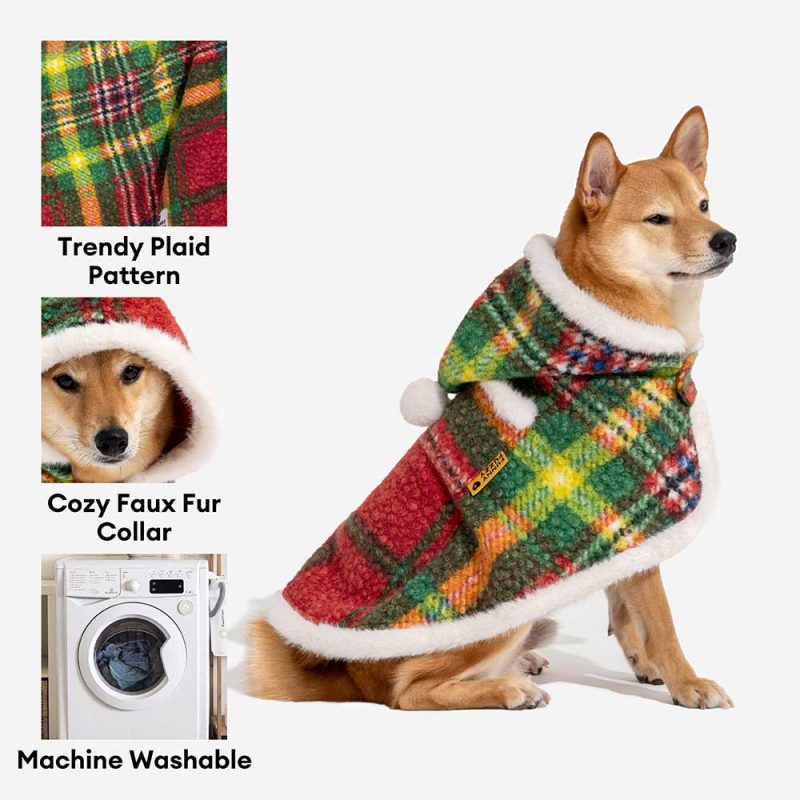 ClassicPlaidWarmthHuman DogPoncho FestiveCompanions 1 b74ac8ab 5b5c 4c28 8ca2 3c541180684e