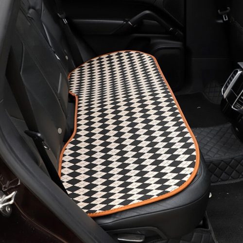 ClassicRhombusColorMatchingWear resistantHumanDogCarSeatCover 11