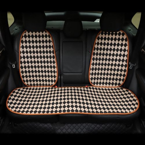 ClassicRhombusColorMatchingWear resistantHumanDogCarSeatCover 15