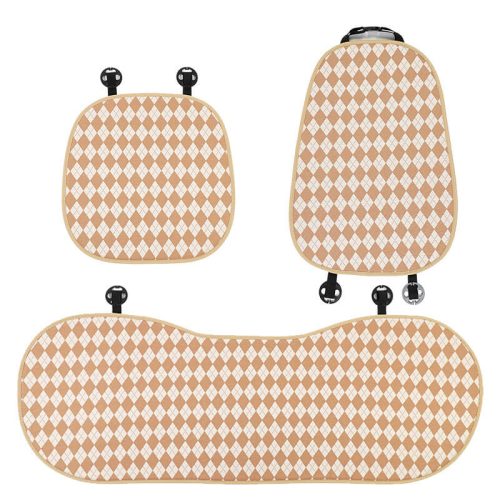 ClassicRhombusColorMatchingWear resistantHumanDogCarSeatCover 6