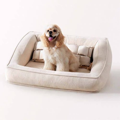 Comfort Orthopedic Support Dog Sofa Bed with Pillows