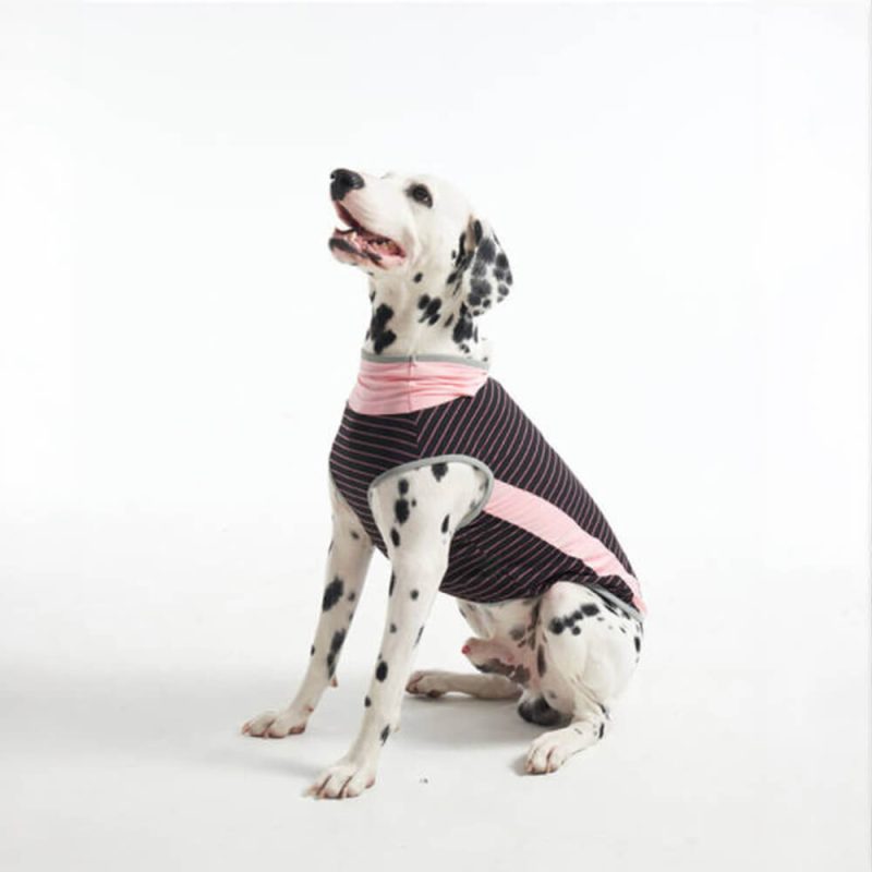 CoolingIceSilkStripedColoredBreathableDogCoolingVest 1