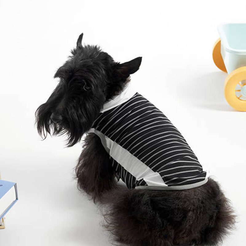 CoolingIceSilkStripedColoredBreathableDogCoolingVest 11