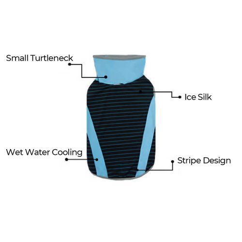 CoolingIceSilkStripedColoredBreathableDogCoolingVest 5