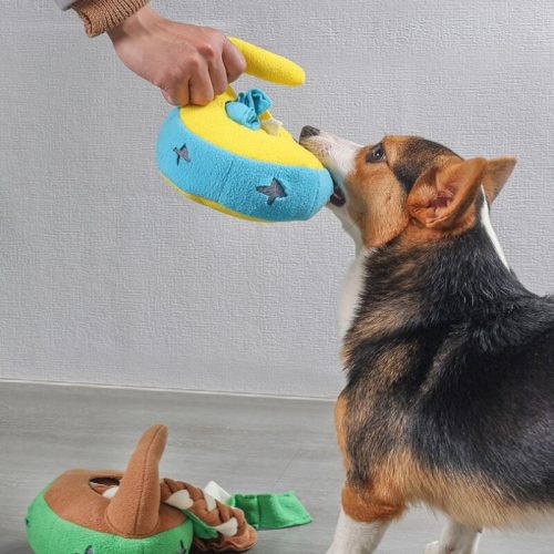 CurlingPuzzleDogInteractiveToyTreatDispenserToy 5