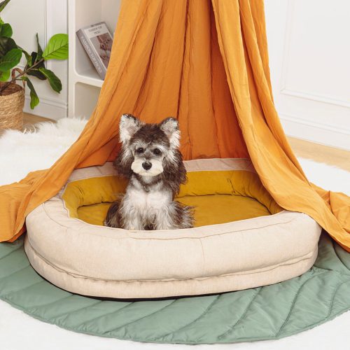 DogBed Donut GinkgoYellow M