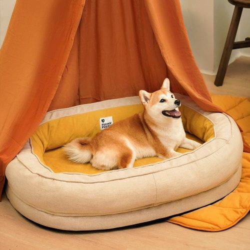 DogBed Donut GinkgoYellow XL d70596d8 3785 415e 8fc3 00436926529d