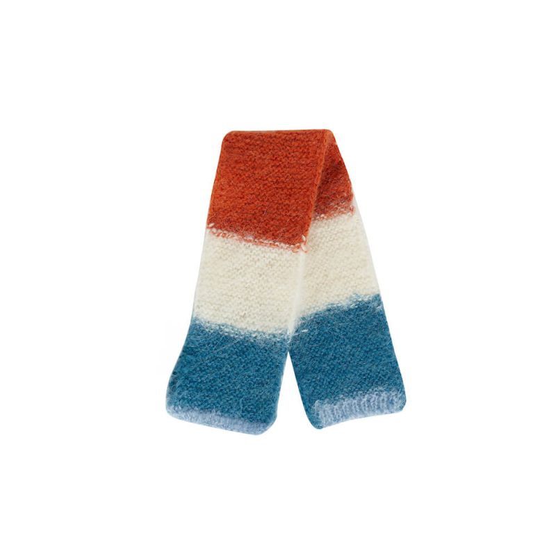 FUNNYFUZZYColorfulSoftMohairWarmKnittedDogScarf 6