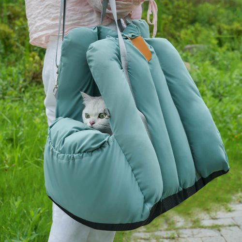 FUNNYFUZZYConvertibleSoftPortableDog CatCarSeat CarrierBag 5