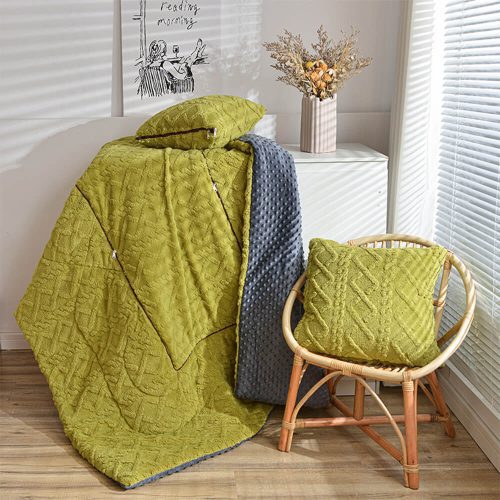 FUNNYFUZZYCozy Warmth Essential Double Sided Plush Throw Blanket 12