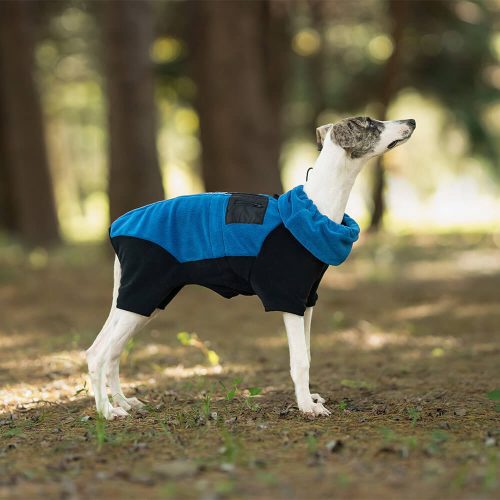 FUNNYFUZZYFour LeggedWarmPolarFleeceDogCoatwithDetachableTurtleneck 5