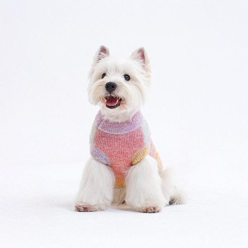 FUNNYFUZZYGradientFleeceDogSweater SoftandAnti StaticforWinterWarmth 6