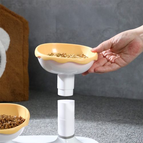 FUNNYFUZZYMultifunctionalAdjustableNeckProtectionDoublePetBowl 7