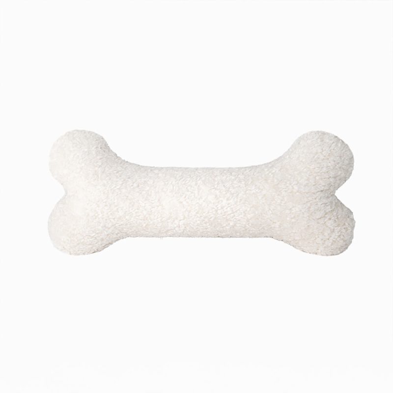 FUNNYFUZZYPlushBone ShapedSofaPillowSoftCozyDecorativeCushion 8