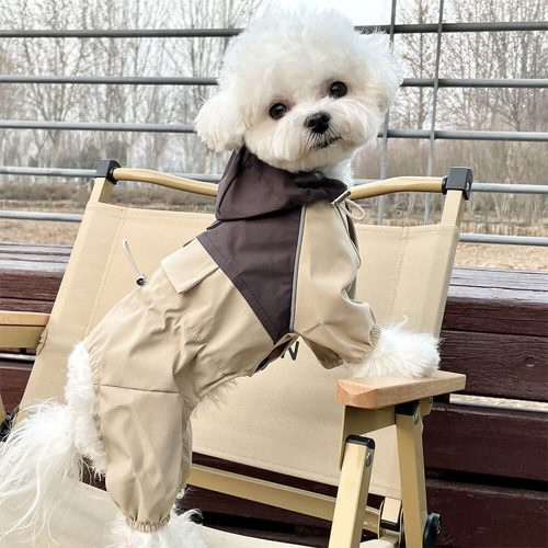 FUNNYFUZZYStylishWaterproofWindproofAdjustableOutdoorDogHoodedJacket 2