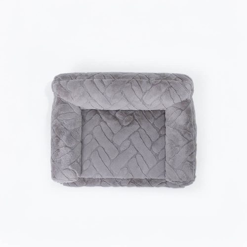 FUNNYFUZZYUltra SoftFauxRabbitFurJacquardWarmDog CatBed 13