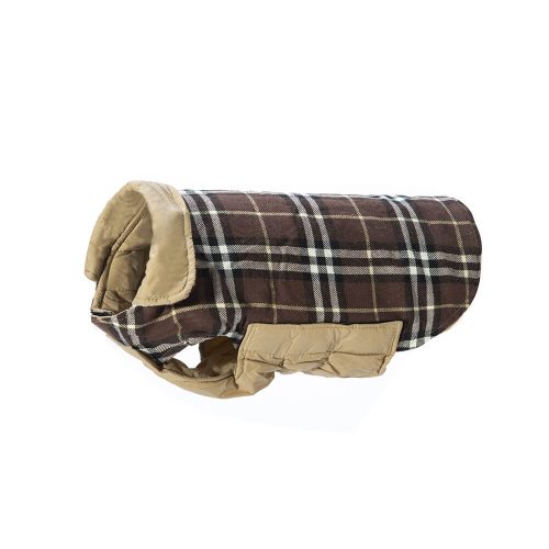 FUNNYFUZZYUltra WarmPlaidTurtleneckSkin FriendlyVelcroDogJacket 17