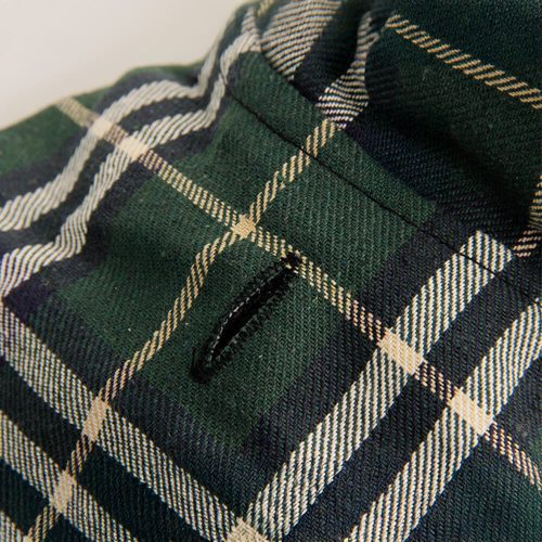 FUNNYFUZZYUltra WarmPlaidTurtleneckSkin FriendlyVelcroDogJacket 9