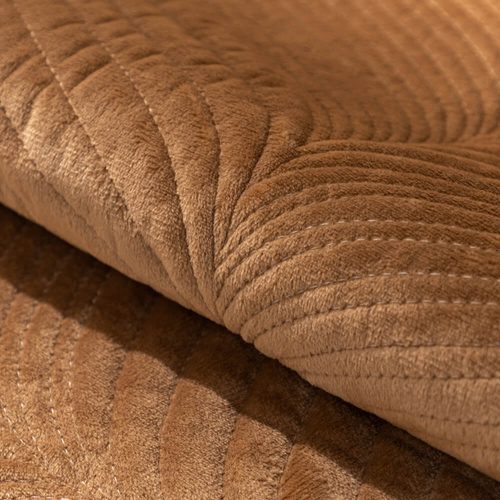 FUNNYFUZZY Leaf Patterned Plush Warm Non Slip Couch Cover 18