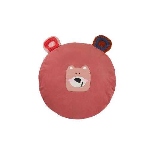 FUNNYFUZZY Playful Bear Face Ears Soft Plush Dog Cat Mat 1