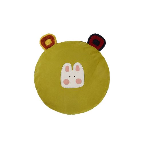 FUNNYFUZZY Playful Bear Face Ears Soft Plush Dog Cat Mat 2