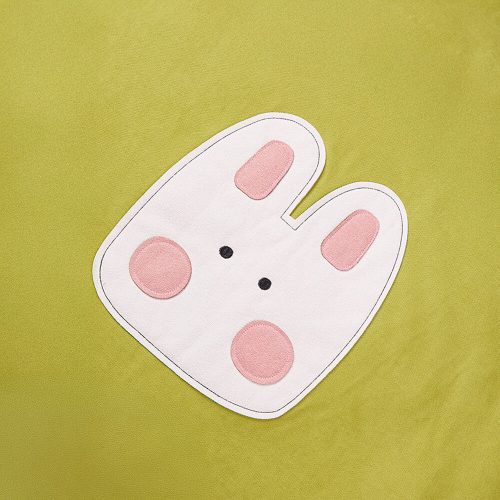 FUNNYFUZZY Playful Bear Face Ears Soft Plush Dog Cat Mat 8