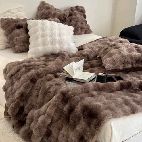 FauxFurLuxuryThickPlushPetThrowBlanketHumanBlanket 4