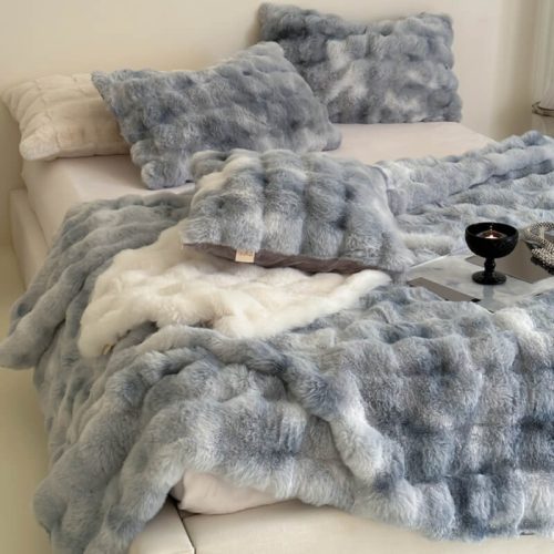 FauxFurLuxuryThickPlushPetThrowBlanketHumanBlanket 7