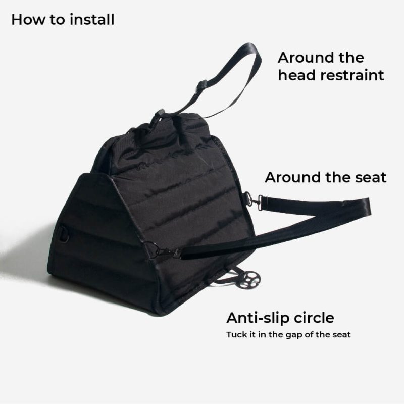 FunnyFuzyy DogCarSeatBag2