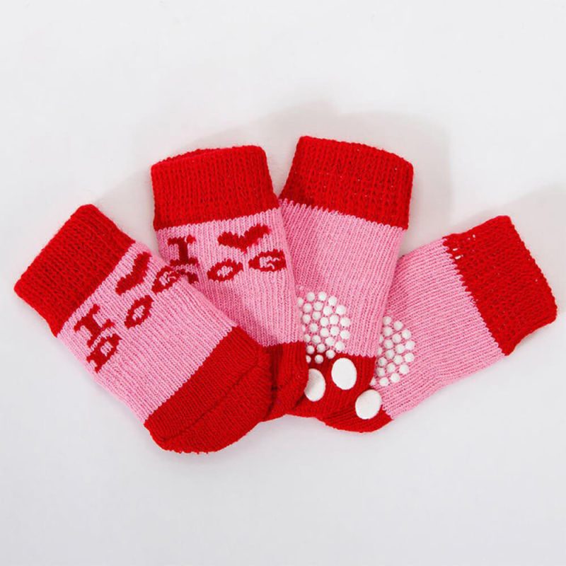 FunnyFuzzy3DAnimalWarmNon SlipBreathableCozyDogSocks 14