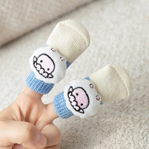 FunnyFuzzy3DAnimalWarmNon SlipBreathableCozyDogSocks 4