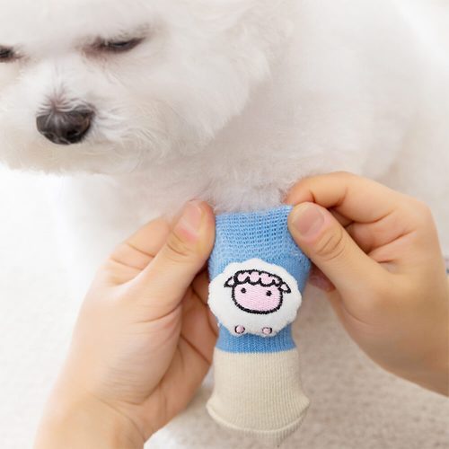 FunnyFuzzy3DAnimalWarmNon SlipBreathableCozyDogSocks 9