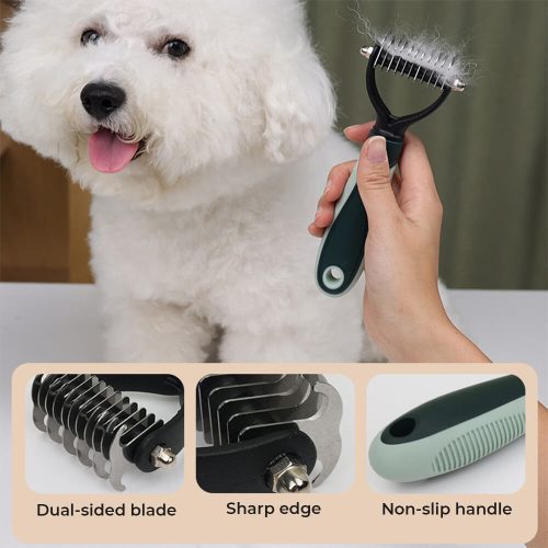 FunnyFuzzyAll in OneCompleteDesheddingandCareSetPetGroomingKit 13