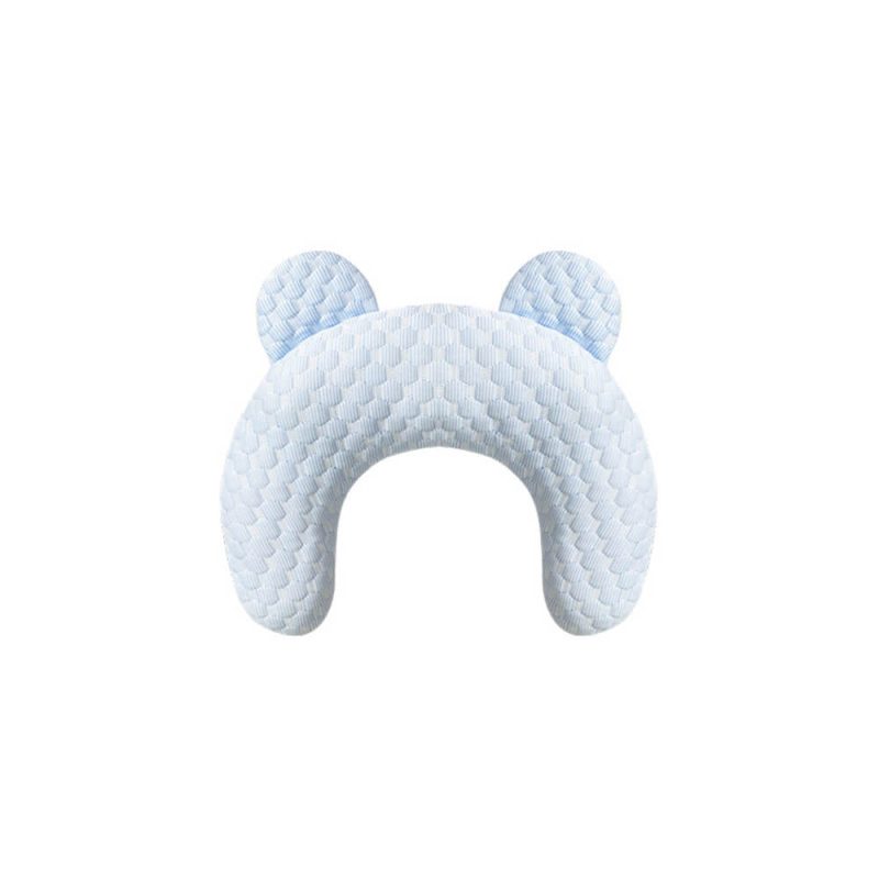 FunnyFuzzyBearEarShapedCooling FiberNeckSupportWashablePetPillow 13