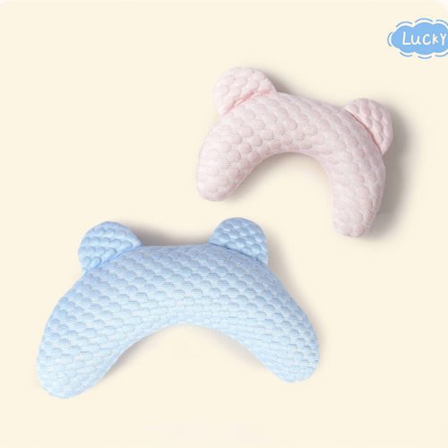 FunnyFuzzyBearEarShapedCooling FiberNeckSupportWashablePetPillow 4