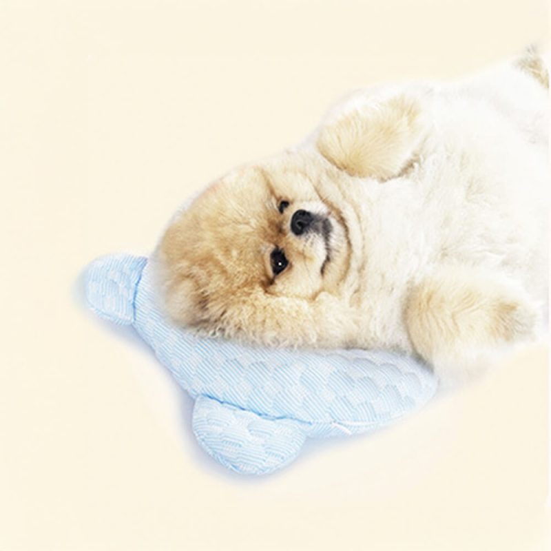 FunnyFuzzyBearEarShapedCooling FiberNeckSupportWashablePetPillow 5