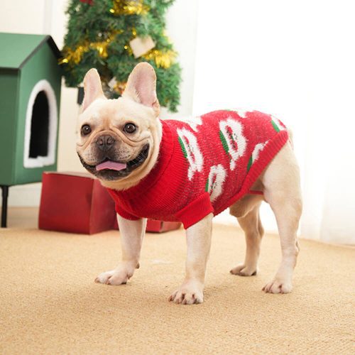 FunnyFuzzyChristmasTurtleneckDogknitSweaterMatchingPulloverForDogsAndOwner 16