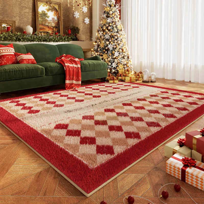 FunnyFuzzyChristmasWarmMulti PurposeNon SlipDecorativeLargeAreaHomeRug 4