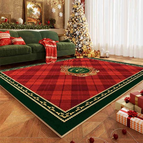 FunnyFuzzyChristmasWarmMulti PurposeNon SlipDecorativeLargeAreaHomeRug 8